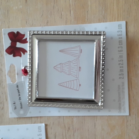 NWT Bundle of 3 Picture Frame Ornaments P100 - Picture 5 of 11